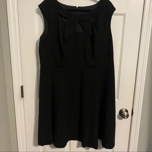Alyx Brand Black Dress with Neckline Cut Outs Plus Size 20W